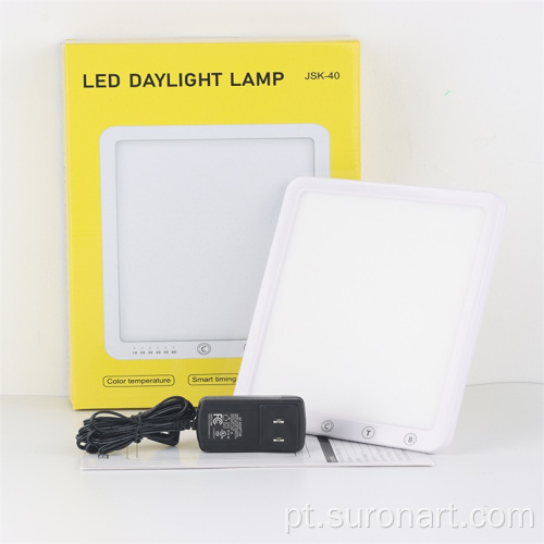 Lâmpada de terapia ajustável LED Sad 10000 Lux luz solar
